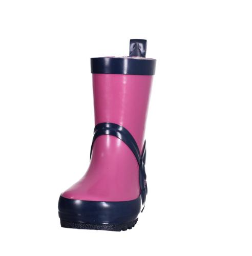 Playshoes Rubber Boots Uni - pink(fuchsia)/navy