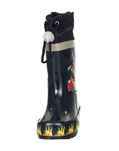 Playshoes Rubber Boots Fire Brigade - navy