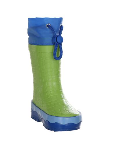 Playshoes Rubber Boots Dino - green