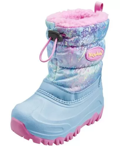 Playshoes Winter Bootie Rainbow - turquoise