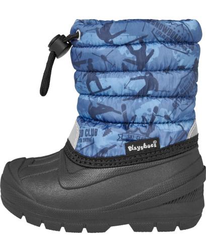 Playshoes Winter-Bootie Wintersportler - marine