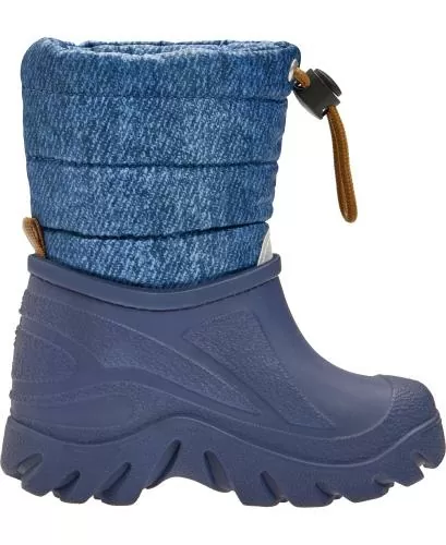 Playshoes Winter-Bootie meliert - jeansblau