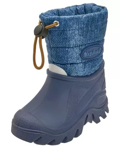 Playshoes Winter-Bootie meliert - jeansblau