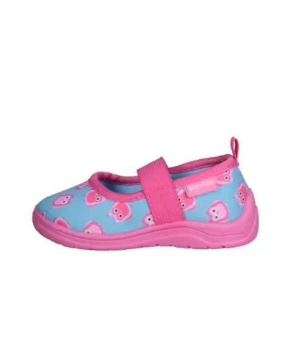 Playshoes Hausschuh Eulen - türkis