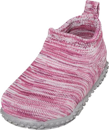 Playshoes Hausschuh Strick - pink