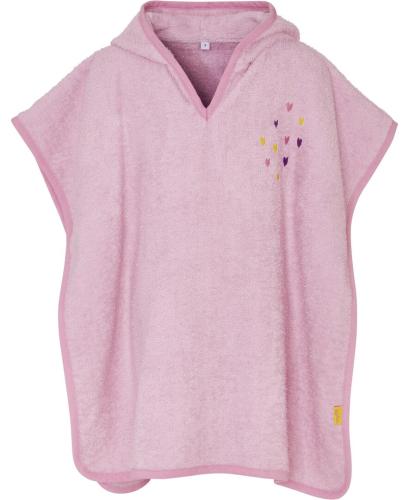 Playshoes Frottee-Poncho Einhorn - rosa