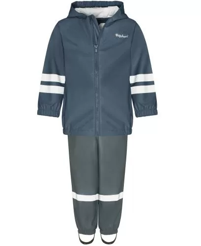 Playshoes Regen-Set Latzhose Basic - marine