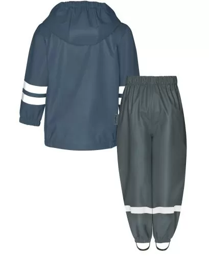 Playshoes Regen-Set Halbhose Basic - marine