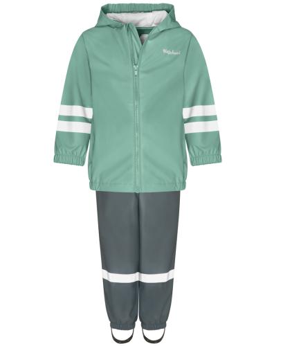 Playshoes Regen-Set Halbhose Basic - grün