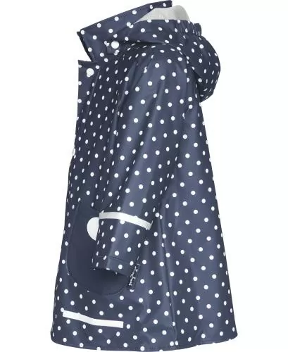 Playshoes Regen-Mantel Punkte - marine