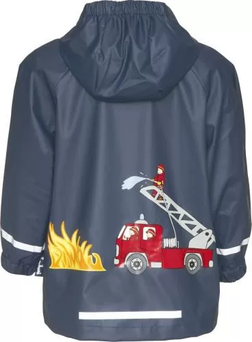 Playshoes Regen-Mantel Feuerwehr - marine