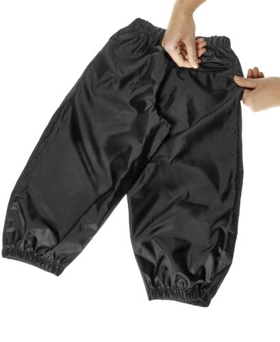Playshoes Regenhose faltbar - schwarz