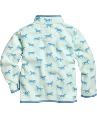 Playshoes Fleece-Jacke Pferde - türkis