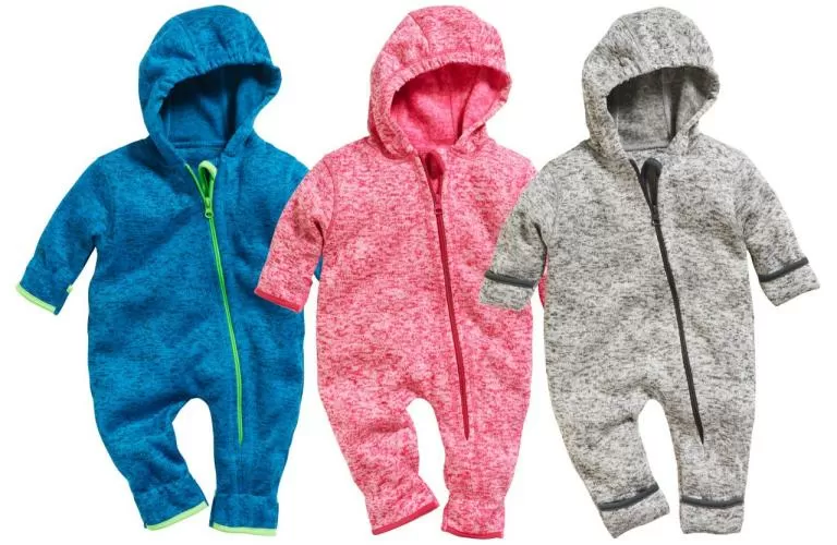 Playshoes Knitted Fleece Overall - blue