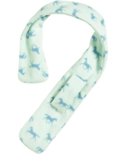 Playshoes Fleece-Steckschal Pferde - türkis
