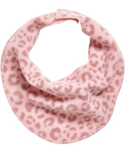 Playshoes Fleece-Dreieckstuch Leo-Print - rosa