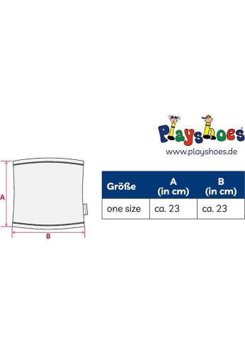 Playshoes Fleece-Schlauchschal Pfeile Camouflage - petrol