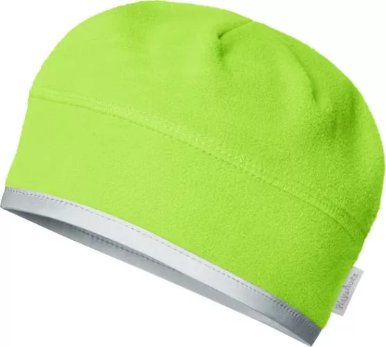 Playshoes Fleece-Mütze helmgeeignet - grün