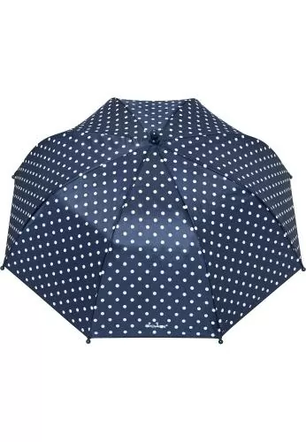 Playshoes Regenschirm Punkte - marine