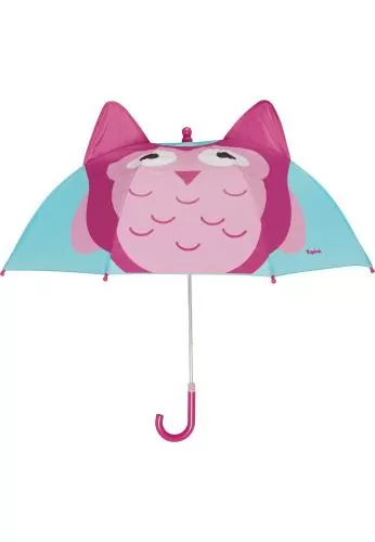 Playshoes Regenschirm Eulen - türkis