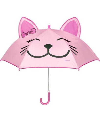 Playshoes Regenschirm Katze - rosa