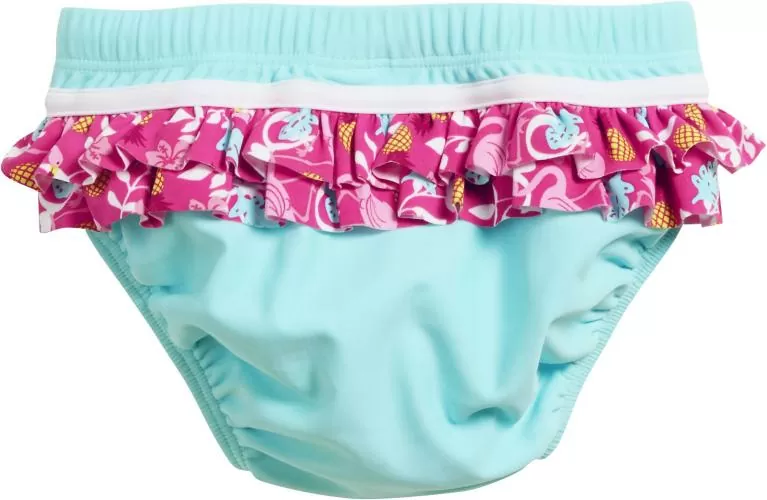Playshoes UV-Schutz Schwimmwindel Flamingo - türkis
