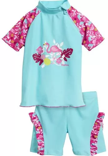 Playshoes UV Protection Swim-set Flamingo - turquoise