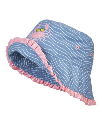 Playshoes UV-Schutz Wende-Hut Krebs - blau/pink