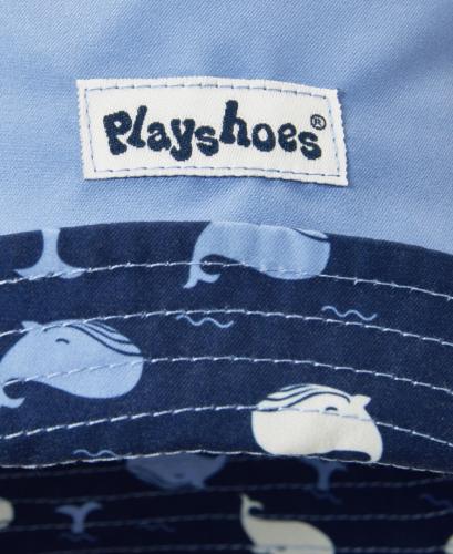 Playshoes UV-Schutz Wende-Hut Wal - marine