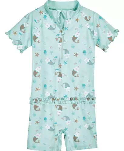 Playshoes UV-Schutz Einteiler Einhornmeerkatze - mint