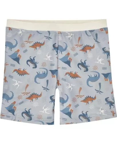 Playshoes UV-Schutz Badeshorts Dino allover - blau