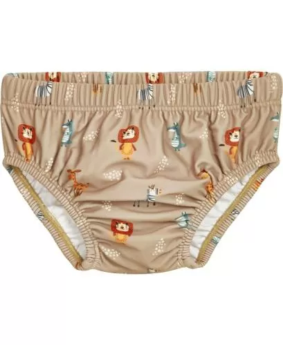 Playshoes UV Protection Swim Diaper Wild Animals - brown