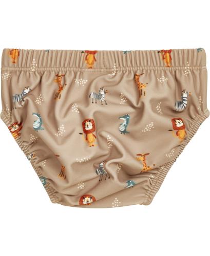 Playshoes UV-Schutz Schwimmwindel Wildtiere - braun