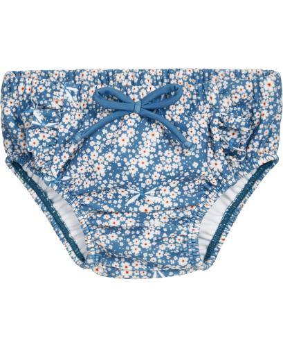 Playshoes UV-Schutz Schwimmwindel Blümchen - petrol