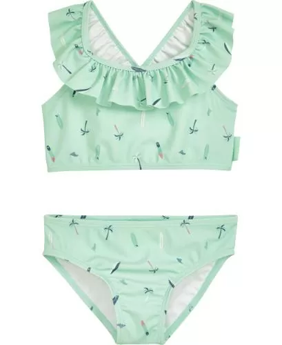 Playshoes UV-Schutz Bikini Surfbrett Palme - mint