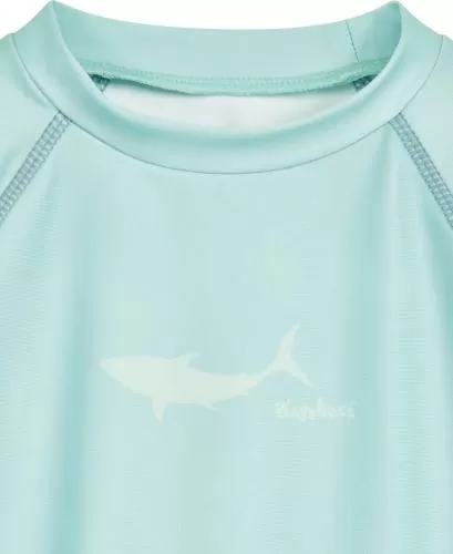 Playshoes UV Protection Swim Set Shorts 1/1 Arm Shark - turquoise