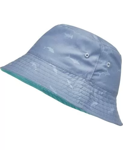 Playshoes UV-Schutz Wende-Hut Hai - türkis