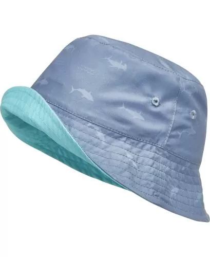 Playshoes UV-Schutz Wende-Hut Hai - türkis