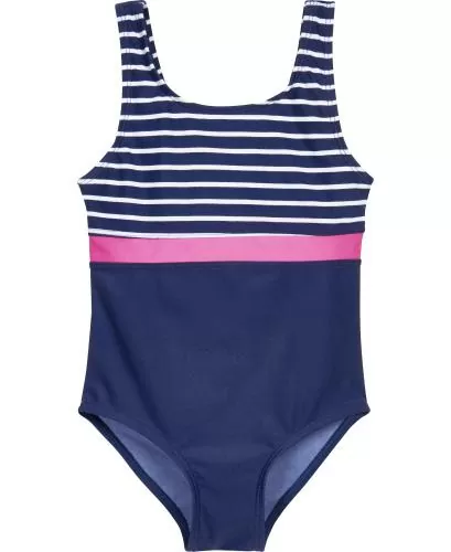 Playshoes UV-Schutz Badeanzug Ringel - marine