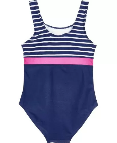 Playshoes UV-Schutz Badeanzug Ringel - marine