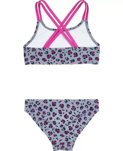 Playshoes UV-Schutz Bikini Leo-Print - grau
