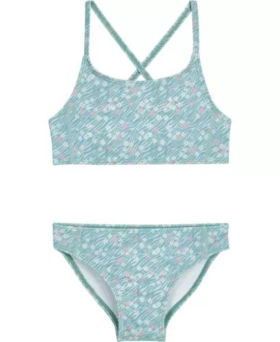 Playshoes UV Protection Bikini Flowers - teal