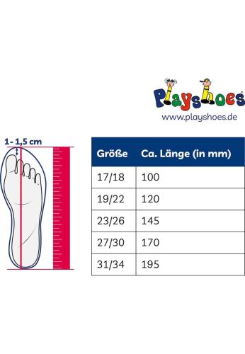 Playshoes Hüttenschuh Nilpferd - rot