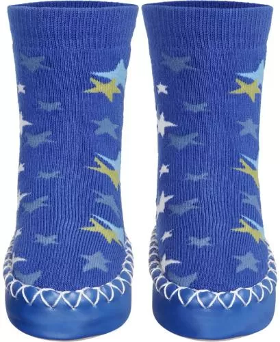 Playshoes Slipper Socks Stars - blue