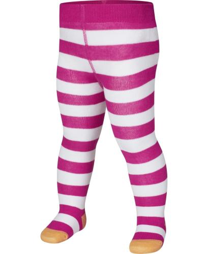 Playshoes Strumpfhose Blockringel pink - pink/weiß