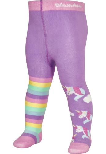 Playshoes Strumpfhose Einhorn 2er Set - violett/rosa