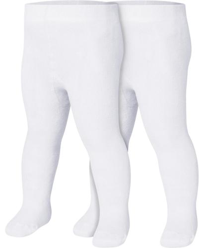 Playshoes Thermo-Strumpfhose uni Doppelpack - weiß