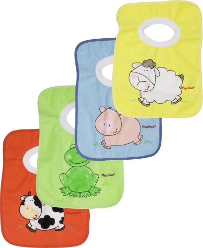 Playshoes Schlupf-Lätzchen 4er Pack