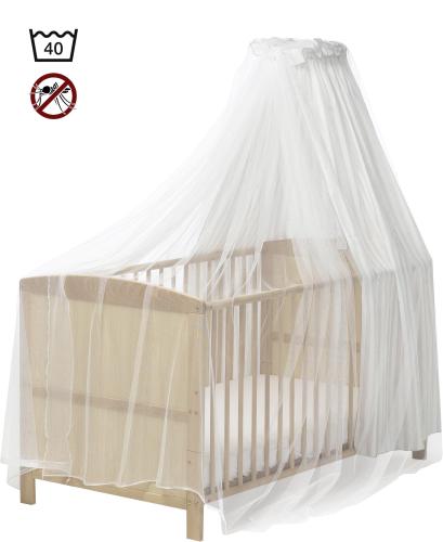 Playshoes Mückennetz für Kinderbett - weiß