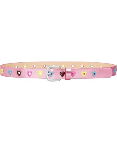 Playshoes PU-Gürtel Herzchen pink - pink